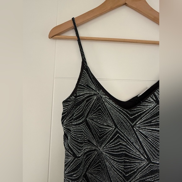 Noisy May Black Glitter Slip Dress, size medium. - Picture 4 of 8